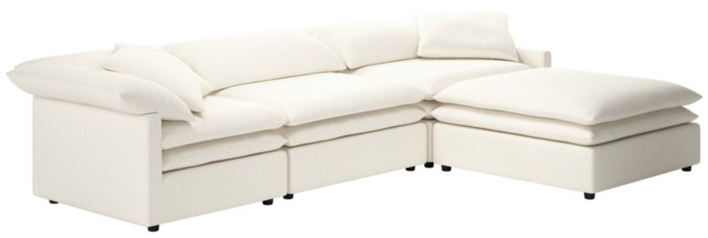 Mattea 4-Piece Sectional Sofa with Right Arm Wooly Sand - image 0 of 8