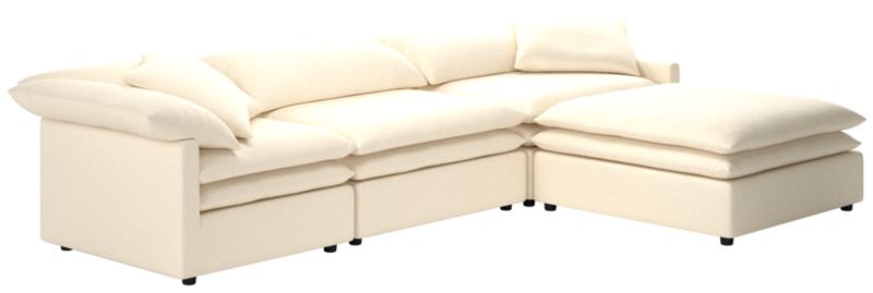 Mattea 4-Piece Sectional Sofa with Right Arm Kanvas Sand - image 0 of 8