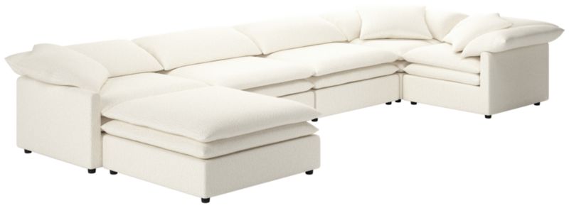 Mattea 6-Piece Sectional Sofa with Left Arm Wooly Sand - image 0 of 8