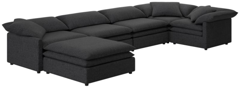 Mattea 6-Piece Sectional Sofa with Left Arm Bloce Noir - image 0 of 8