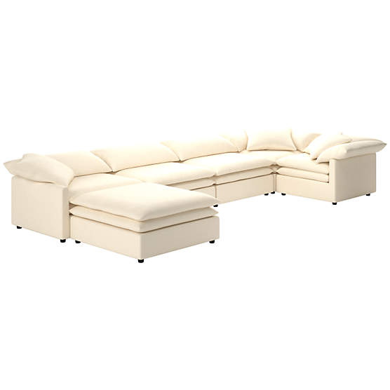 Mattea 6-Piece Sectional Sofa with Left Arm Kanvas Sand