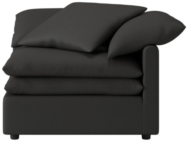 Mattea Corner Chair Kanvas Ebony - image 0 of 8