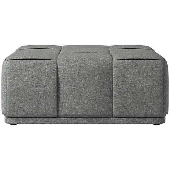 Pointe Ottoman Hatch Charcoal