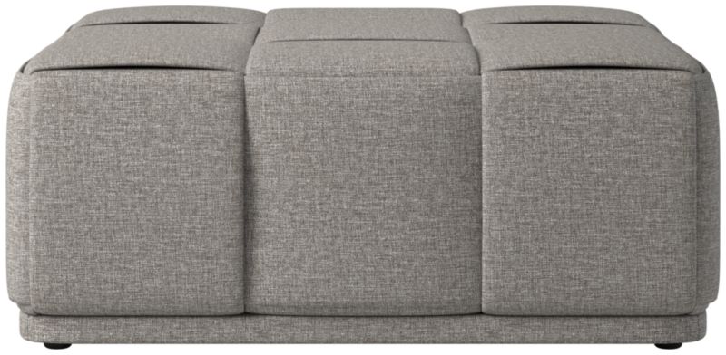 Pointe Ottoman Taylor Felt Grey - image 0 of 6