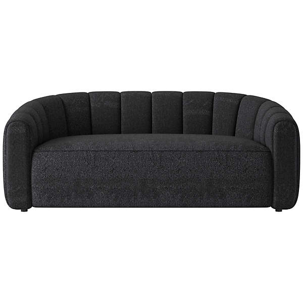 Cb2 discount leather loveseat