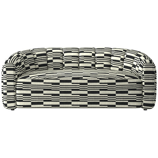 Fitz Loveseat Piano Domino