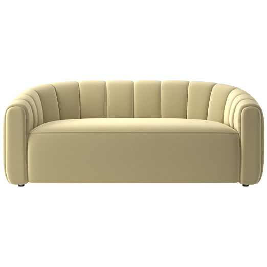 Fitz Loveseat Luca Camel