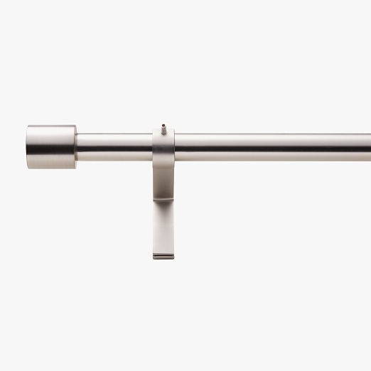Nickel Curtain Rods and Hardware CB2