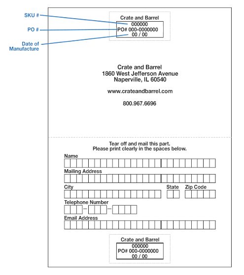 Product Registration for Safety Alert or Recall Only | CB2