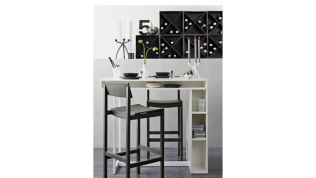 Public White 42 High Dining Table Reviews Cb2