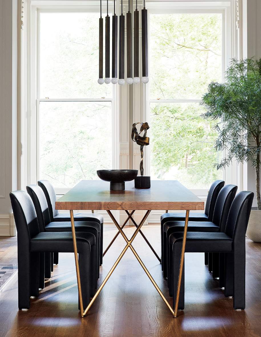 dining room with wood dining table