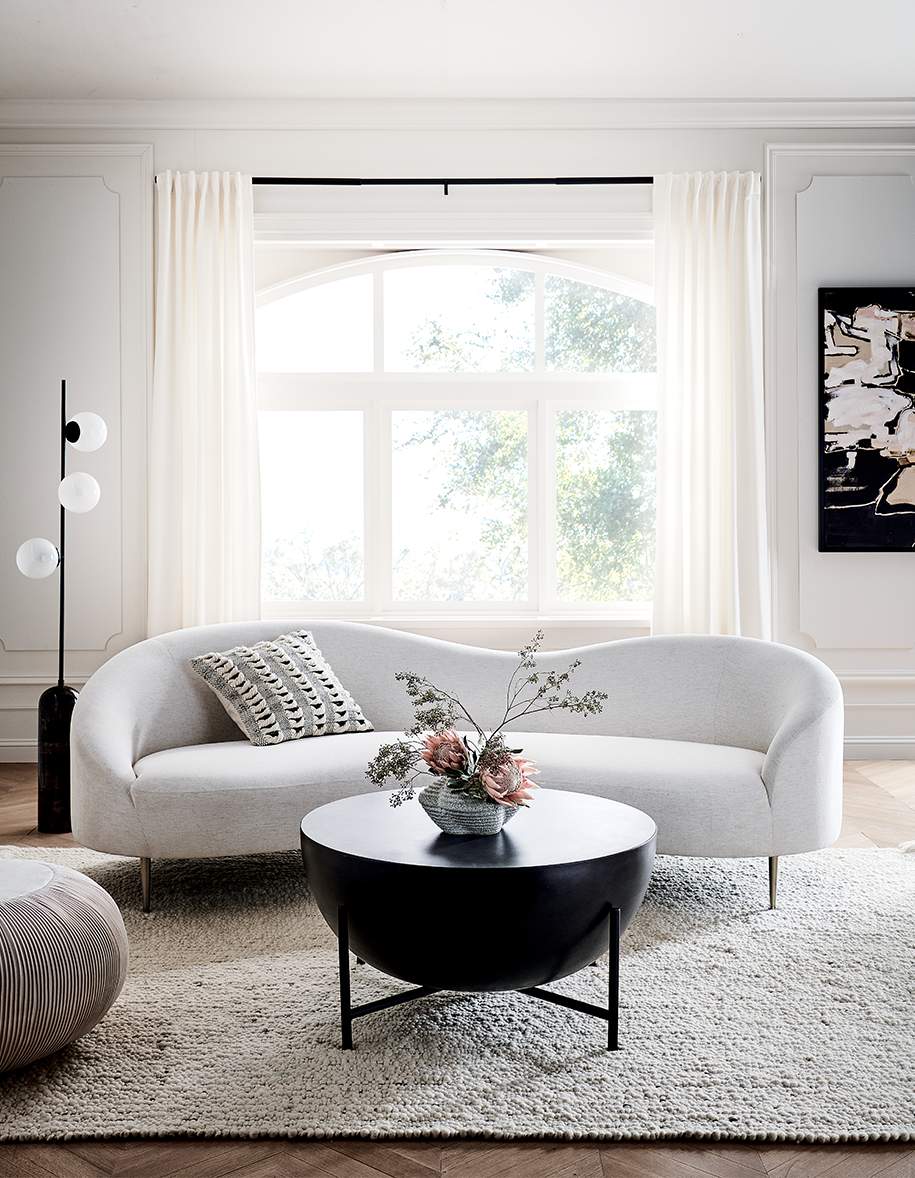 small space living room with sofa