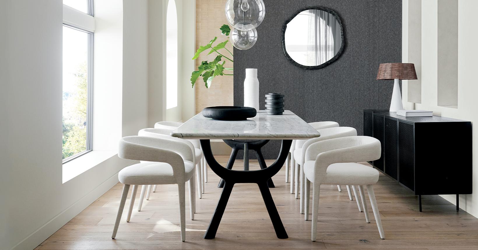 Стул lisette grey dining chair cb2 exclusive