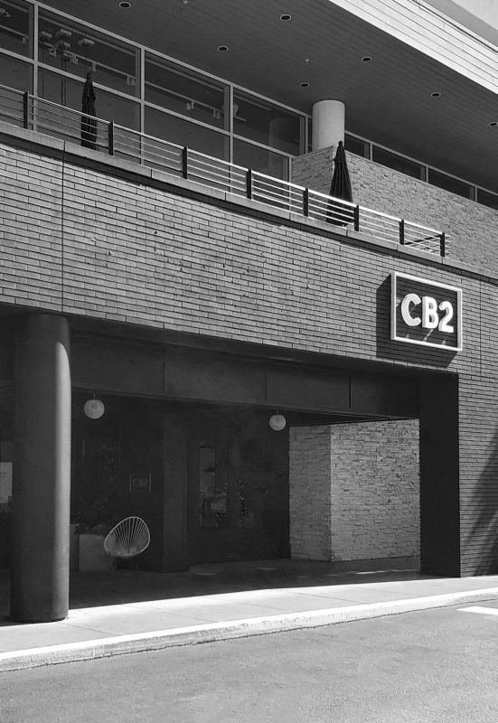 Exterior view of CB2 Seattle