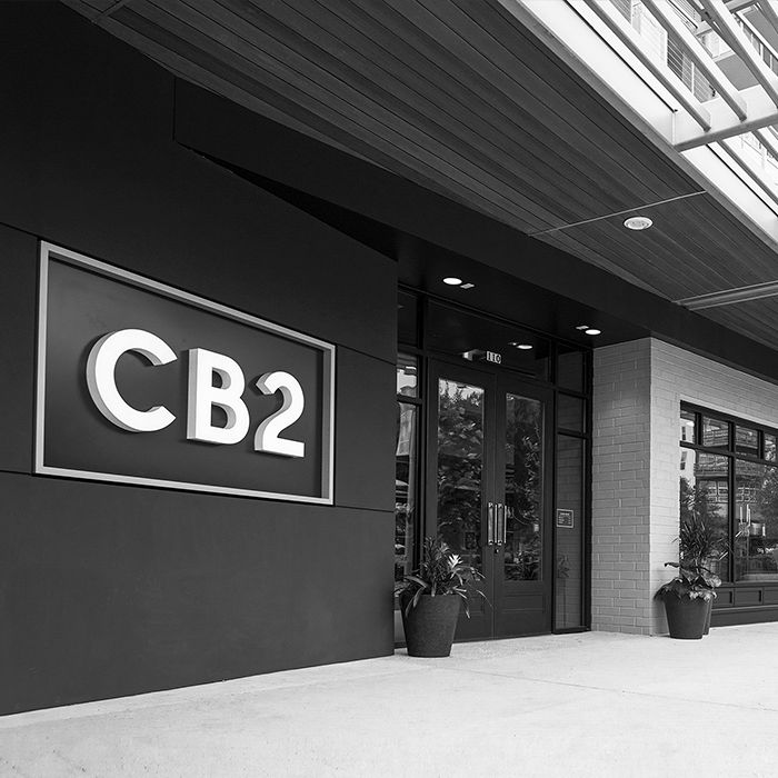 Exterior view of CB2 Austin