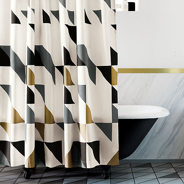 Triangle Shower Curtain
