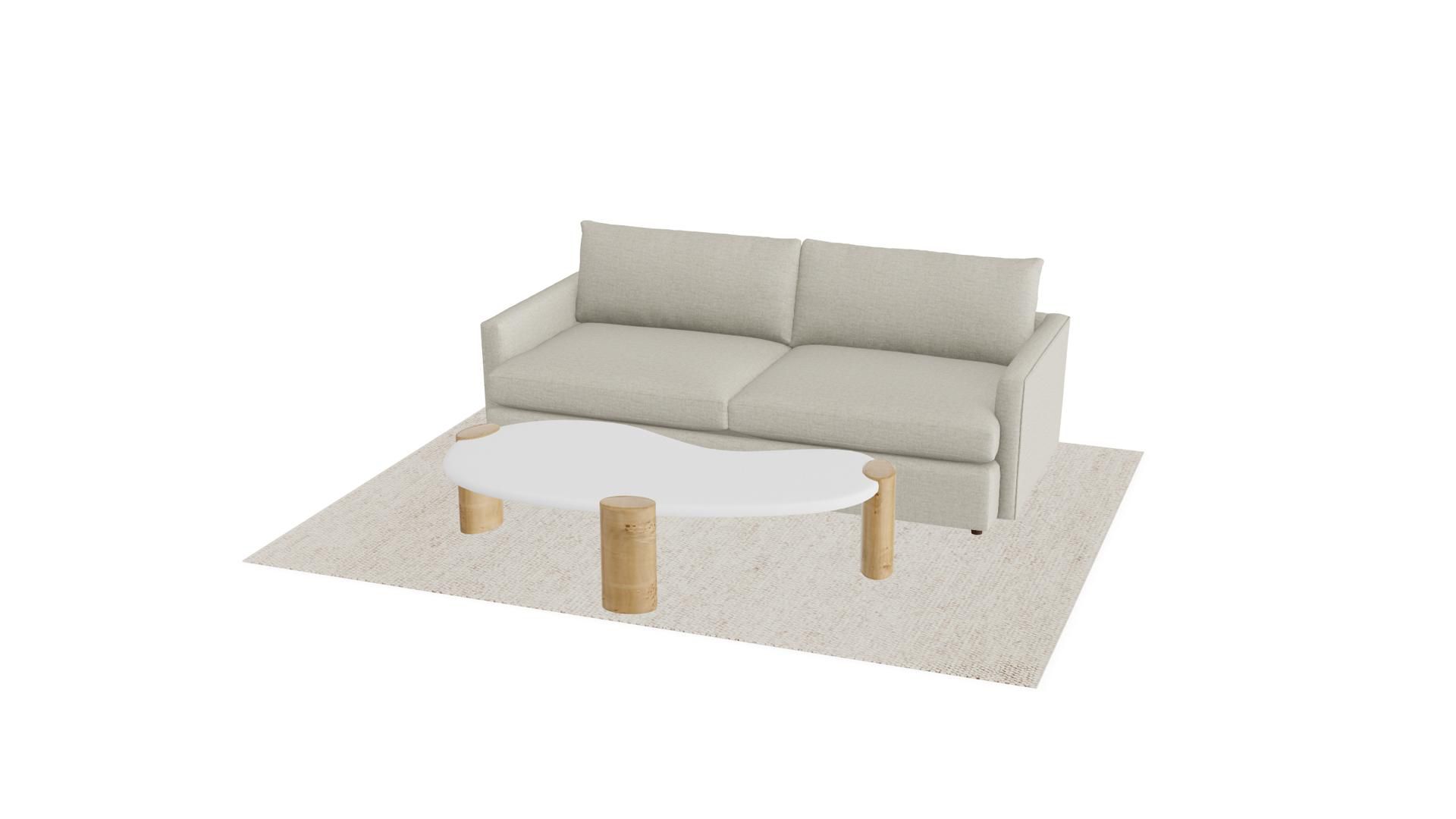 Crate and barrel tight deals back sofa