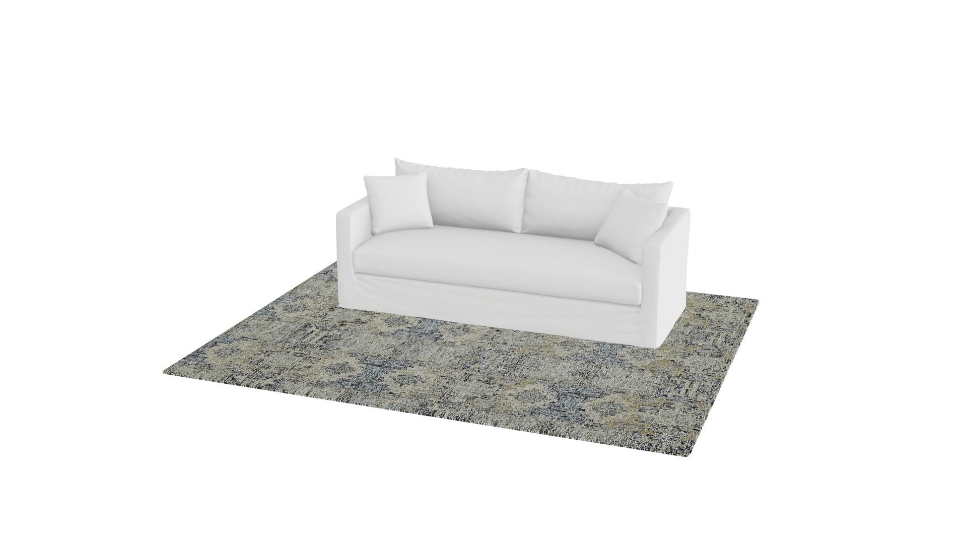 Prato Performance Wool Ivory Area Rug 8'x10' + Reviews | Crate & Barrel